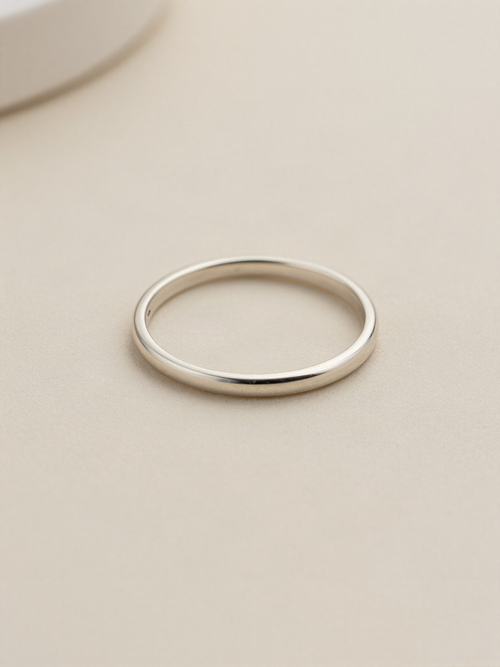 Aria Band Ring - sterling silver